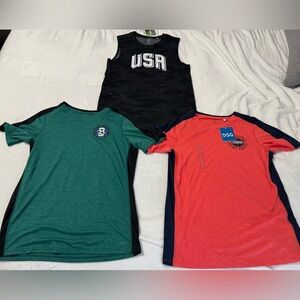 Lot of 3 DSG Boys Athletic Tops Size XL
